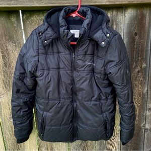 Calvin Klein Jeans Black Puffer Jacket Boys Size XL